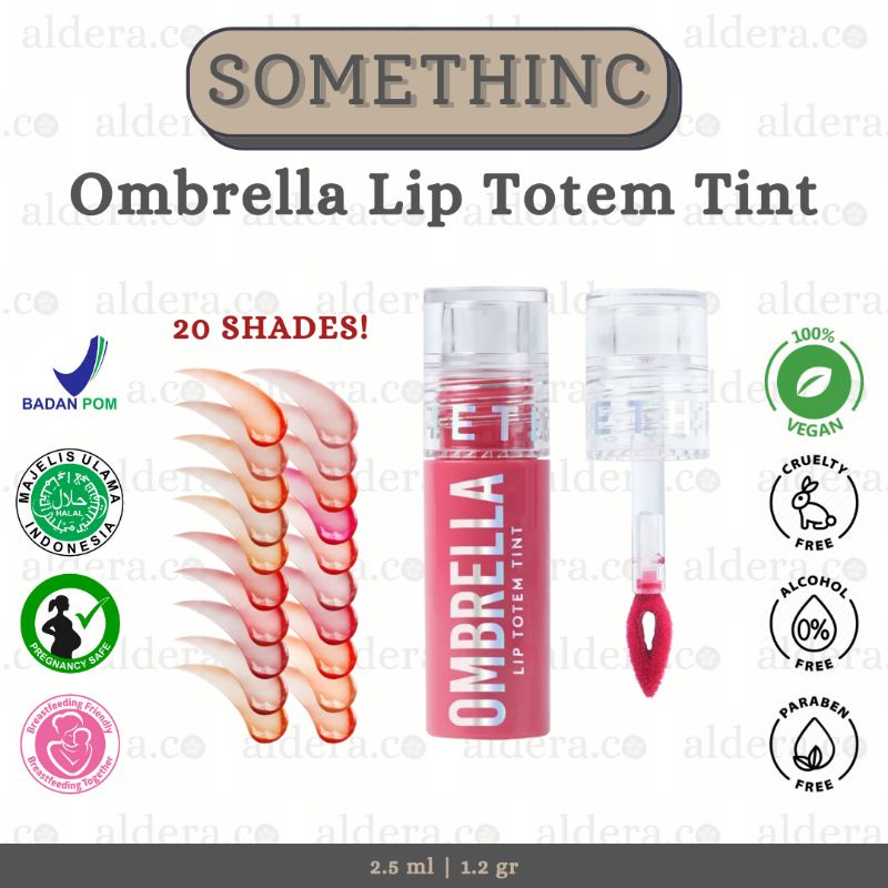 SOMETHINC Ombrella Lip Totem Tint — Somethinc Lip Tint , Lip Tint Somethinc , Juicy Lip Tint , Plump