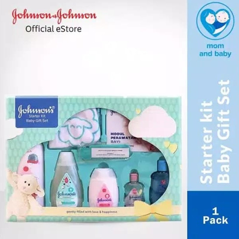 Johnsons Starter Kit Baby Gift Set Paket Kado Perawatan Bayi