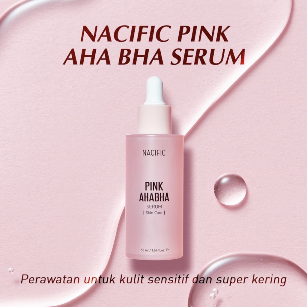 Nacific Pink AHA BHA Skin Care 3 SET (Serum 50 ml + Toner 150 ml + Cream 50ml)