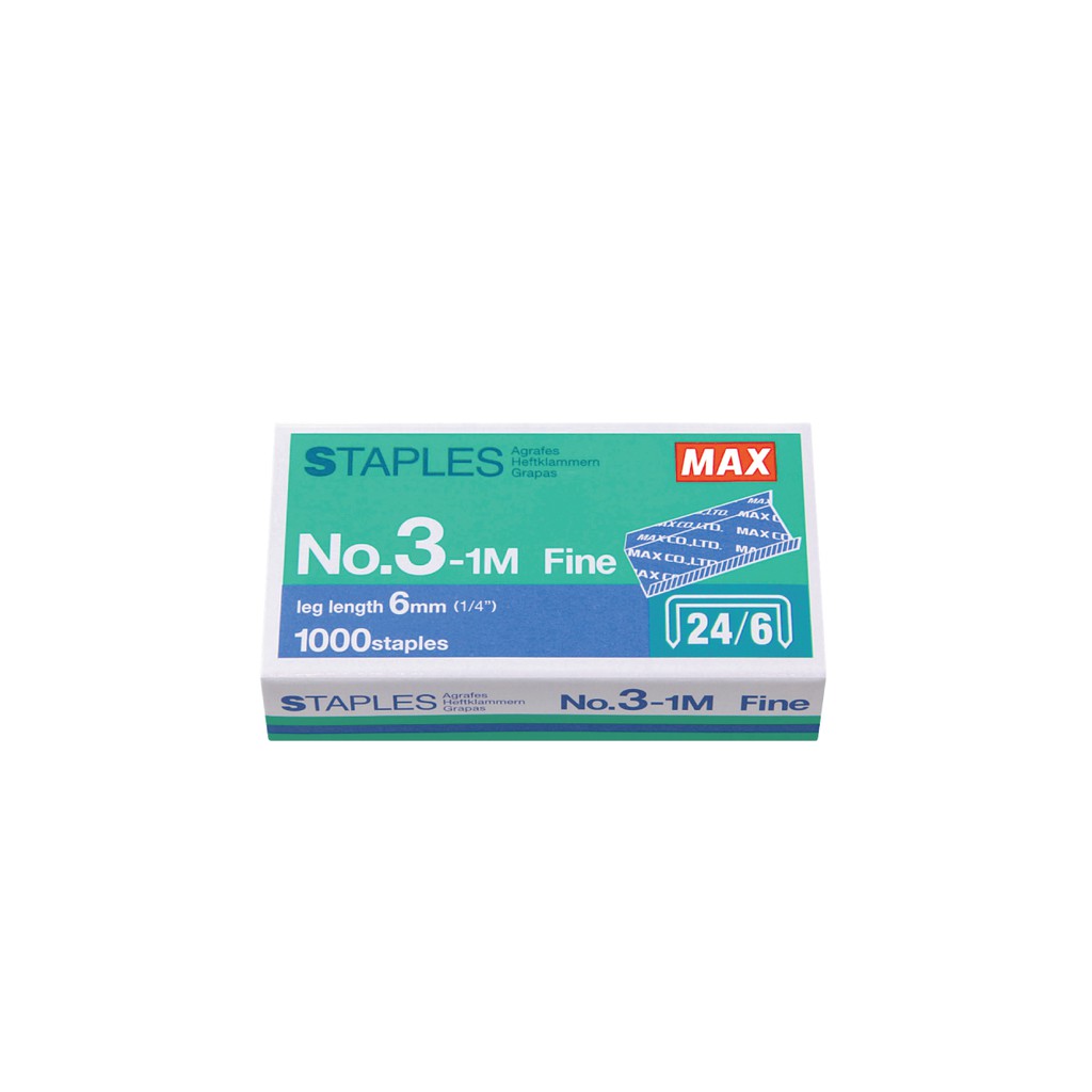 

REFILL ISI STAPLES/STAPLER 24/6 MAX PACK 钉针系列