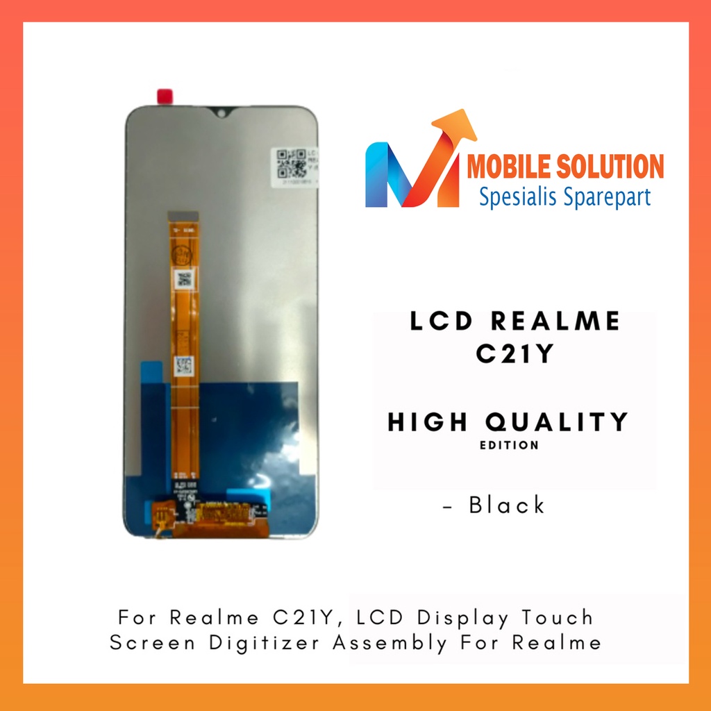 Grosir LCD Oppo Realme C21Y / LCD Oppo Realme C25Y ORIGINAL 100% Fullset Touchscreen - Parts Kompatible Dengan Produk Oppo