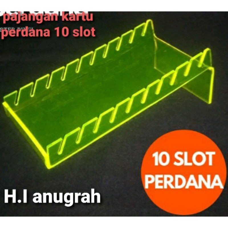 rak kartu perdana 10 susun