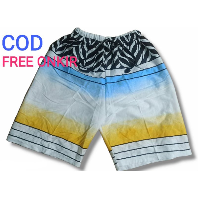 Celana Boxer Pria Pendek Motif / Celana Pendek Pria