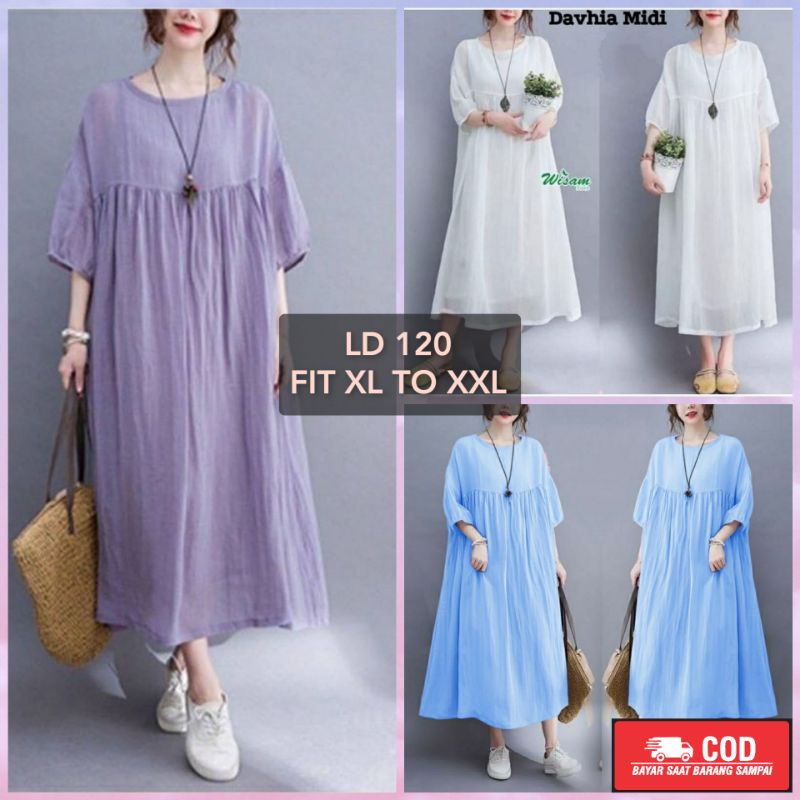 PRAYA.CLO - Bavina Dress Crinkle Airflow