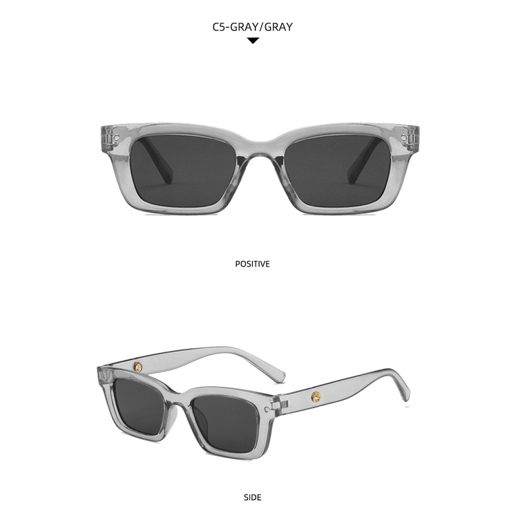 New small frame Korean style personality square ins street photography sunglasses