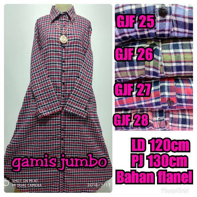 Gamis flanel jumbo/gamis kotak kotak/maxi kotak/gamis jumbo/maxi jumbo/long dres/gamis kotak jumbo