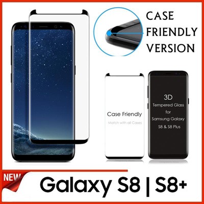 Tempered Glass Samsung S8 Full Lem - Tempered Curve S8