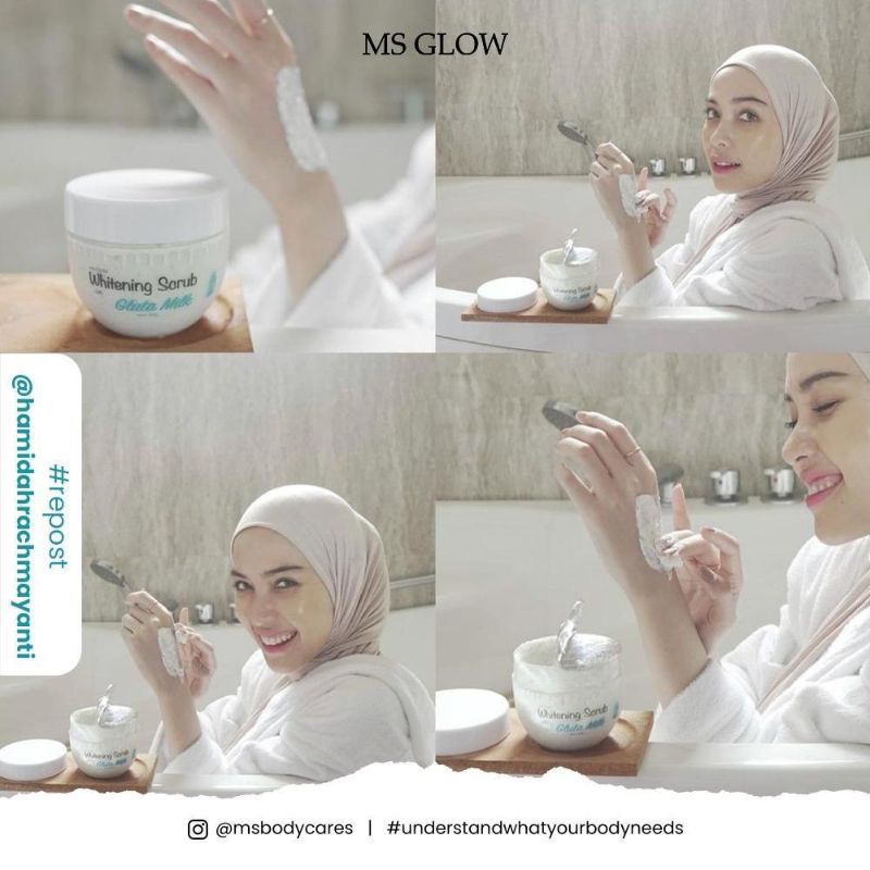 body scrub whitening glutha collagen lulur tubuh mencerahkan kulit tubuh lulur pemutih