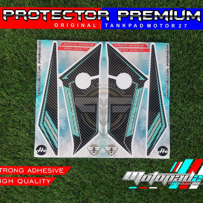 Sticker Stiker Resin Timbul Premium Body Samping Yamaha New Aerox 155