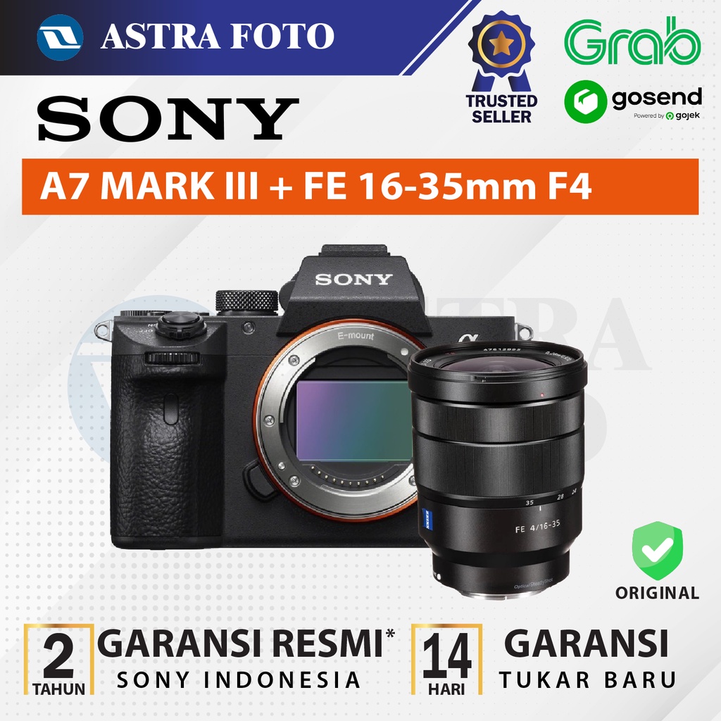 Sony A7 III / A7III Kit FE 16-35mm F4 ZA OSS Vario Tessar T