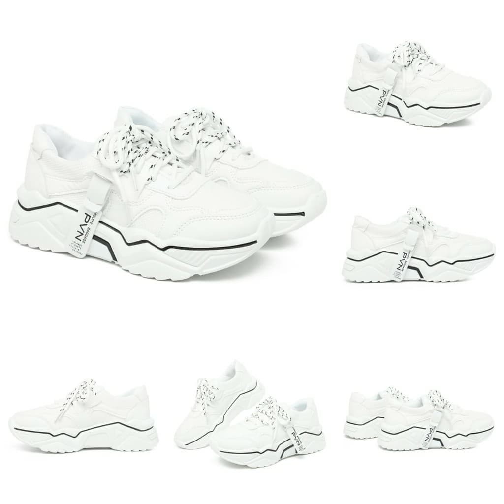 Sneakers Tanpa Tali PVN Jipyeong Sport Shoes Sepatu Wanita
