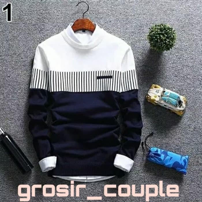 Sweater rajut zico baju rajut pria sweater korea B FASHION DISTRO COWOK CEWEK GAYA TERBARU ABG B0M8