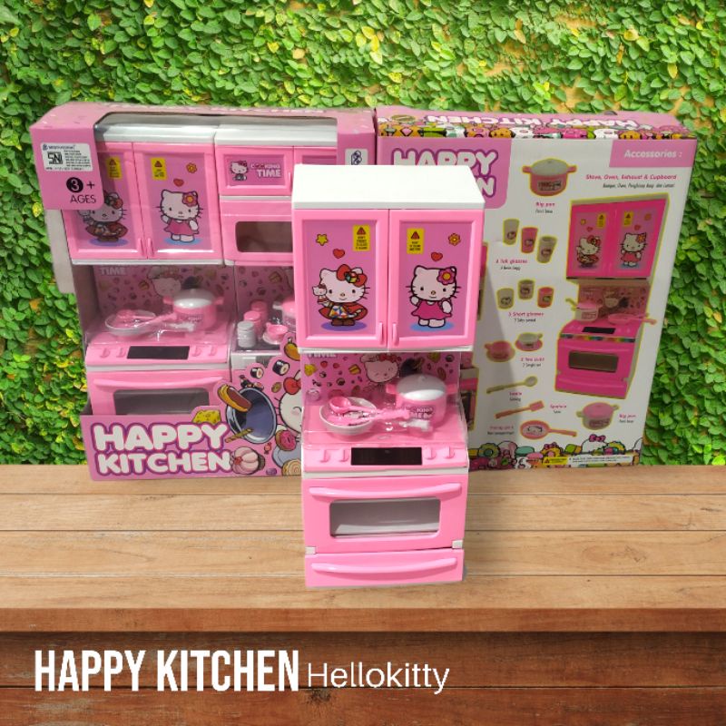 Mainan Anak Dapur Hellokitty Masuk Happy Kitchen Dapur Jumbo