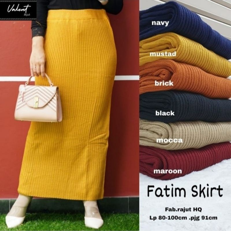 Rok Span Rajut HQ Wanita Premium Tebal