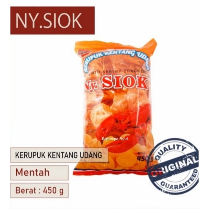 Kerupuk Kentang Udang Ny. Siok 450 gram