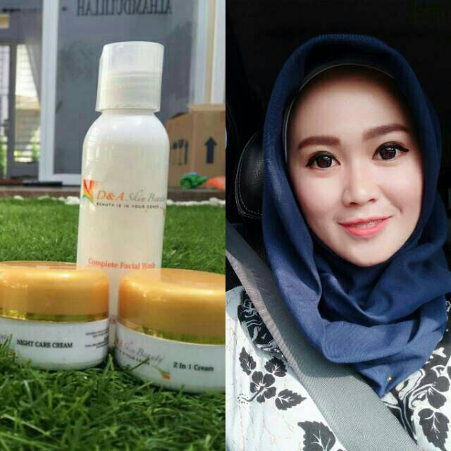 paket pemutih wajah dna skin beauty