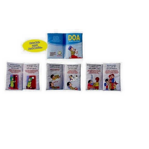 Softbook / Buku Kain / Buku Bantal Doa Anak Muslim