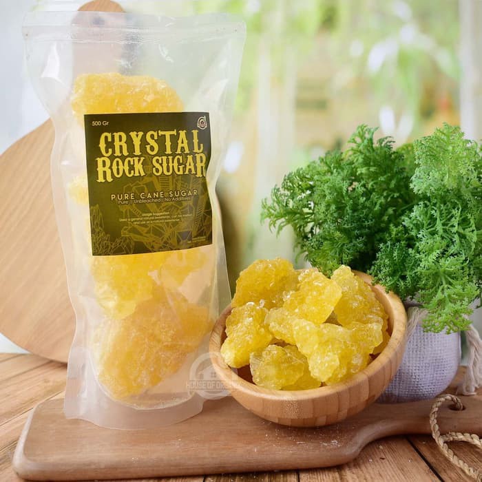 

Crystal Natural Rock Sugar 500 Gr Terjamin
