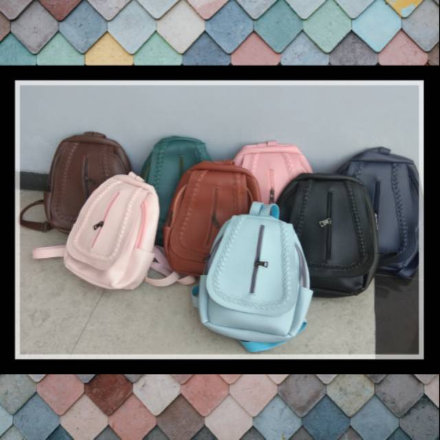 SALE Tas Ransel Miniso Tas Ransel Wanita Tas Ransel Kepang
