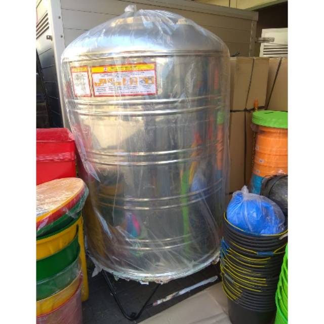 Tandon Tangki Air Tabung Stainless Steel Dengan Kaki Maspion Shopee Indonesia