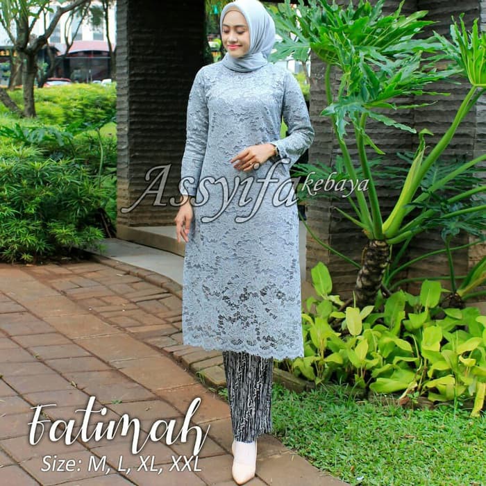 Kebaya Brukat Tunik Fatimah Trend