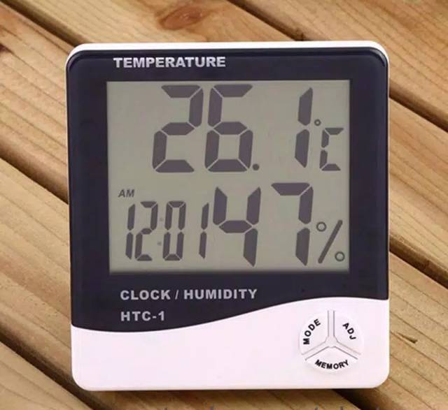 Temperatur electrik digital Thermometer Hygrometer temperature LCD pengukur suhu jnp
