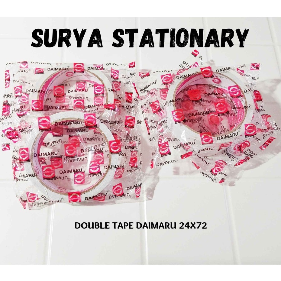 

(PCS) DOUBLE TAPE DAIMARU 24X12Y / DAIMARU 24X12Y /DOUBEL TAPE DAIMARU