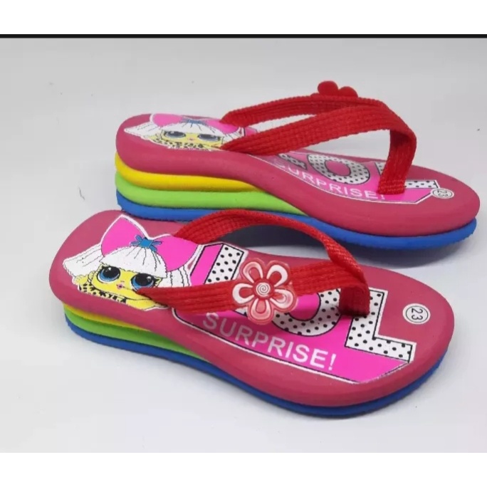sandal wedges lol sandal terbaru anak anak