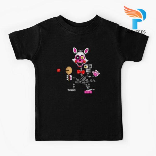 Kaos Baju Anak FNAF World - Adventure Mangle - Pixel art #325