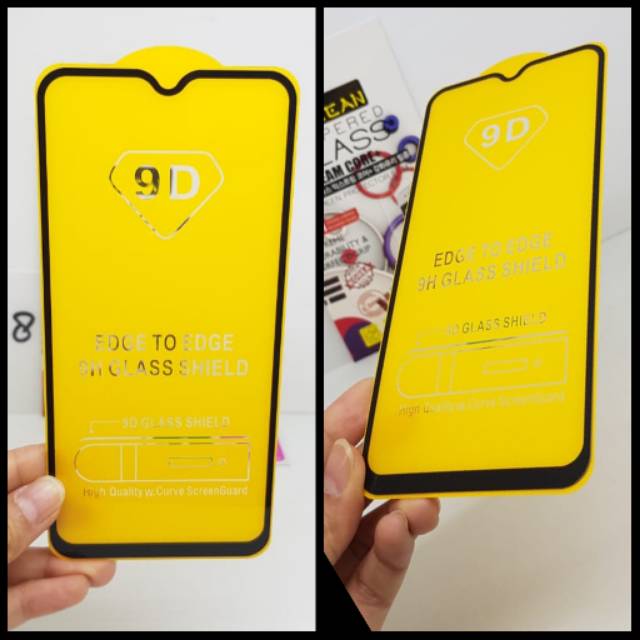 KOREAN Tempered Glass Redmi Note 8 Pro 6.3&quot; FULL SCREEN TG 5D / 9D Xiaomi Redmi Note 8 FULL GLUE