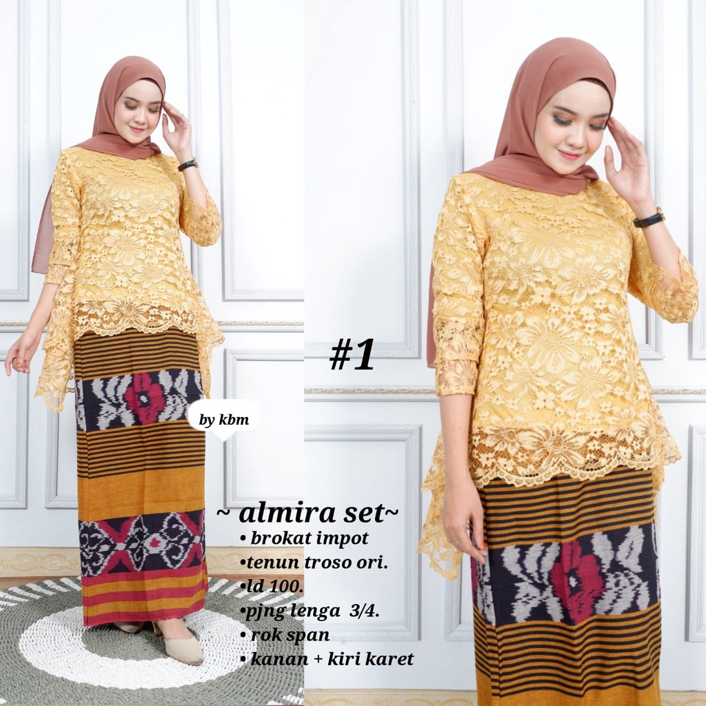 Almira set brukat tenun