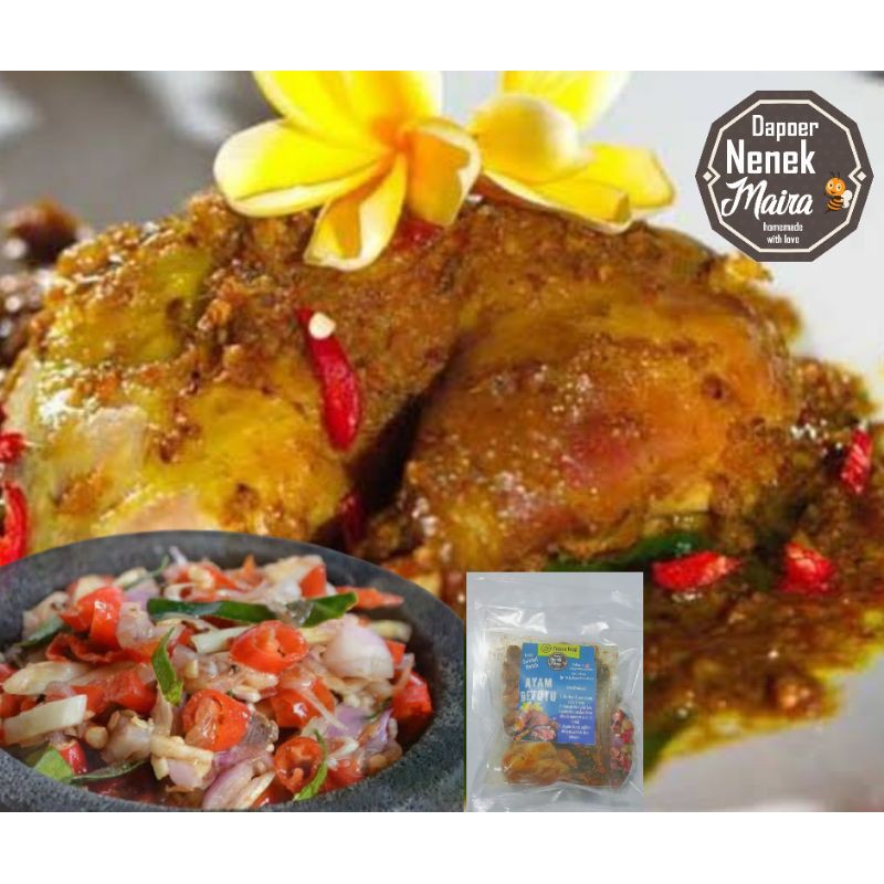 

Ayam Betutu - Frozen Food by Dapoer Nenek Maira (Ayam khas Bali dengan sambal matah) Enak & Murah