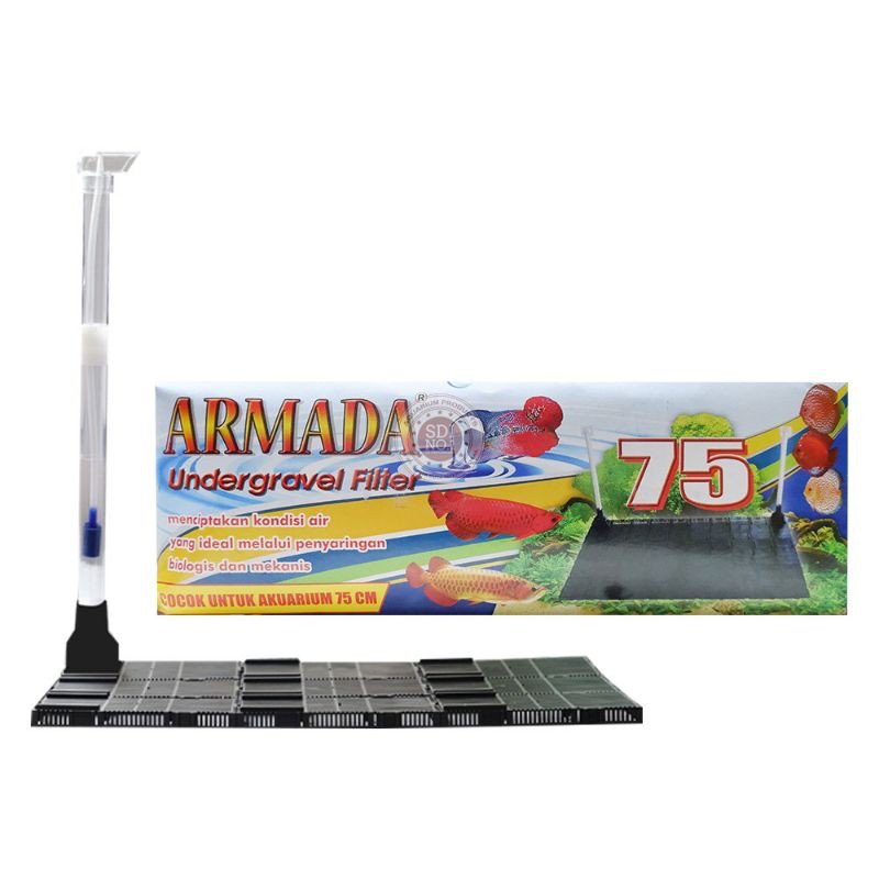 ARMADA 75 undergravel under gravel aquarium aquascape