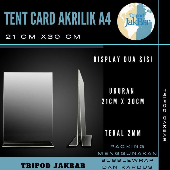 

Akrilik tempat brosur - Akrilik Display Brosur - T-Shape