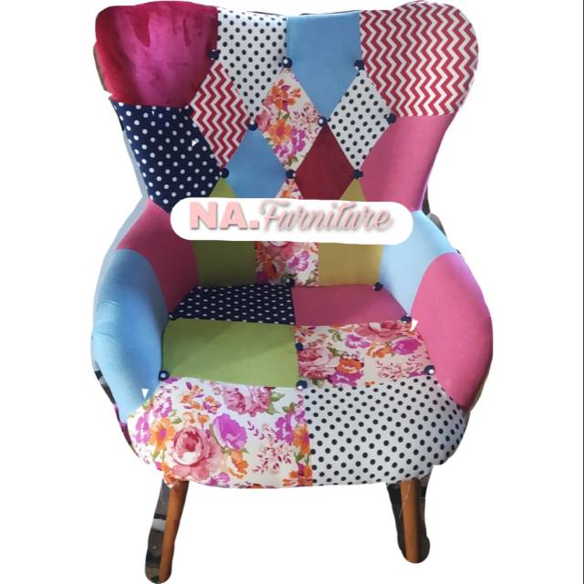 Sofa uya kuya (kain acak)