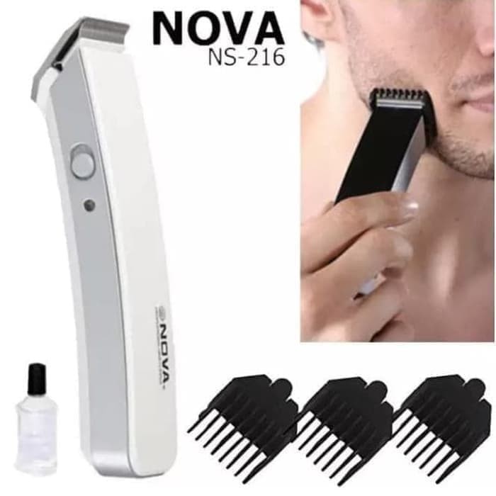 CUKUR NOVA TRIMMER NS-216 / ALAT CUKUR RAMBUT/KUMIS/JENGGOT NS-216