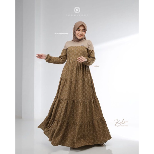 TERBARU✅COD✅KALEA DRESS BY NADHEERA LUXURY/GAMIS MEWAH/MOTIF MEWAH/DRESS BAGUS