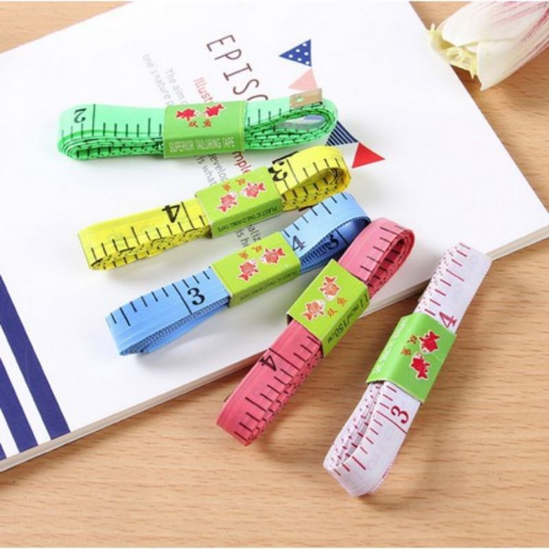 Meteran Multi Fungsi Alat Ukur Kain Baju Lingkar Badan 1.5 M