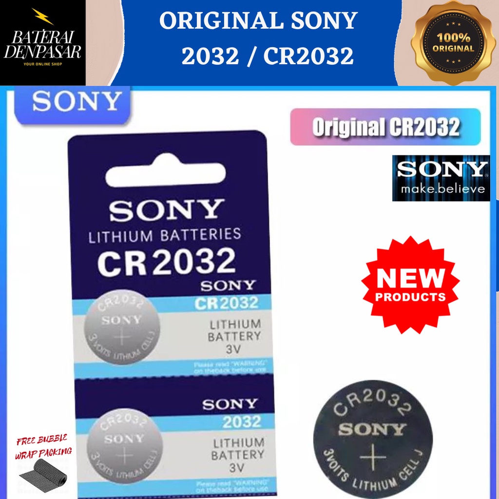 BATERAI SONY 5pcs CR2032 5004LC 2032 DL2032 ECR2032 KCR2032 SONY LITHIUM  3V
