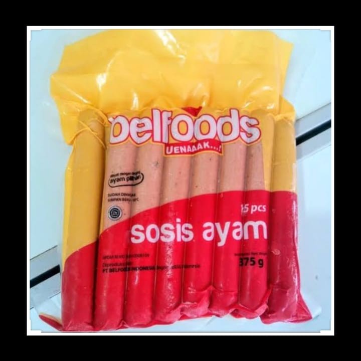 Belfoods uenaaak sosis ayam 375g