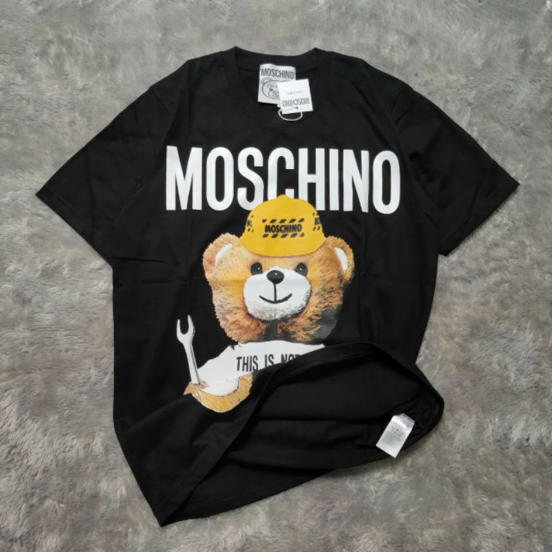 Kaos Tshirt Moschino 24 Mirror FullAcc Premium Quality