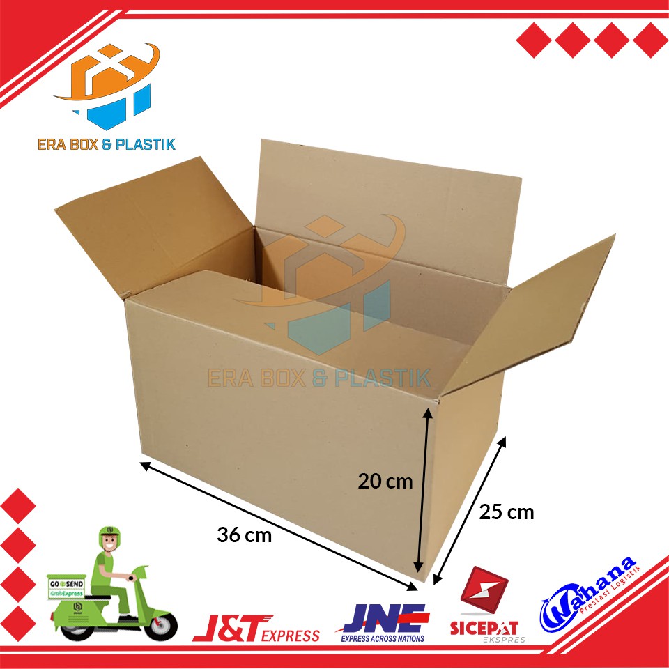 Kardus 36x25x20 cm | Box | Karton Packaging | Dus Murah Serbaguna