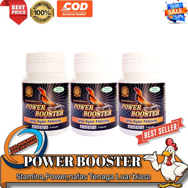 POWER BOOSTER SUPER PREMIUM - jamu ayam laga istimewa