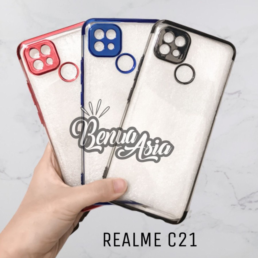 CASE PREMIUM SHINING CHROME REALME C21 - GA