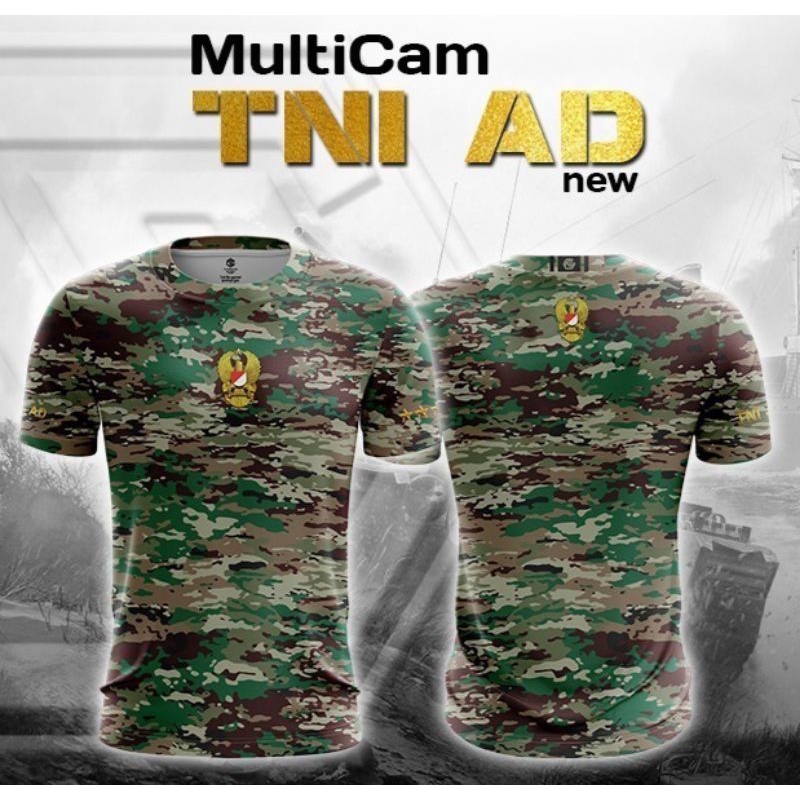 Kaos jersey Loreng TNI AD TERBARU