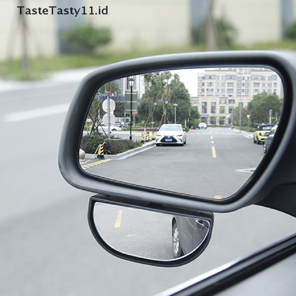 (TasteTasty) Kaca Spion Blind Spot Mobil Rotasi 360 Derajat Adjustable