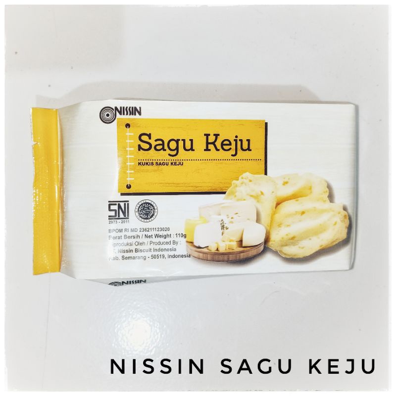 

Nissin Sagu Keju Kukis Sagu Keju 110 gr