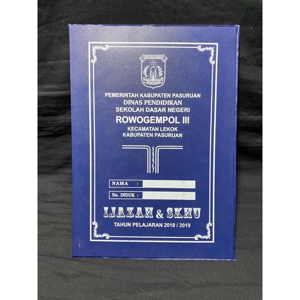 

Map Ijazah Cetak Sablon Kertas Karton no. 40