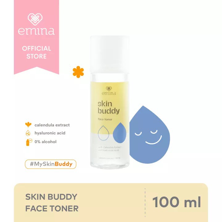 EMINA Skin Buddy Face Wash | Facial Wash Sabun Cuci Muka Micellar Water |Makeup Remover by AILIN