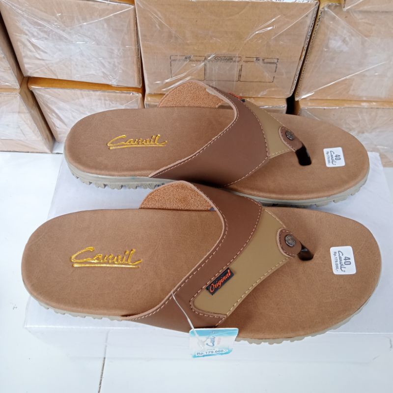 SANDAL KULIT PRIA / SANDAL PRIA  FASHION / SANDAL JEPIT PRIA CONTINO